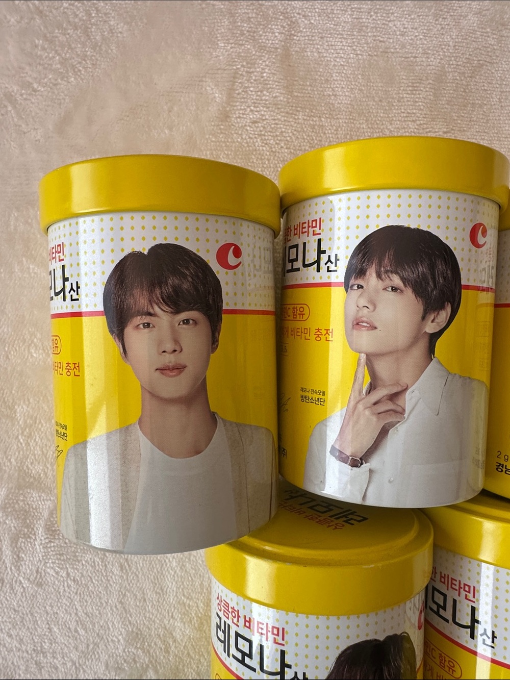 BTS Lemona Tins | Jin | Taehyung | J-Hope | Suga | Jimin - Picture 2 of 4